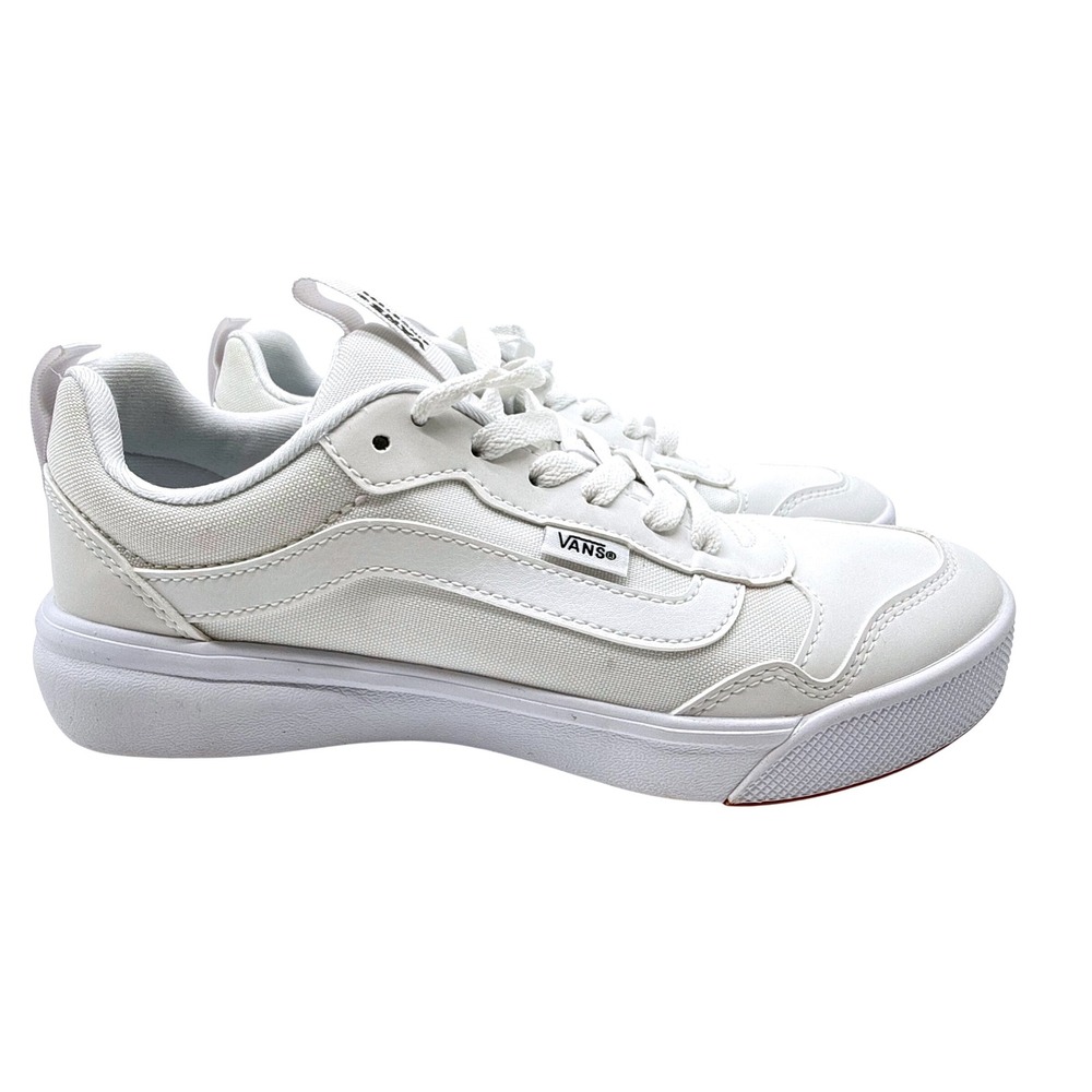 Vans Range EXP Sneakers Womens 8.5 White Excellent Low Top Athletic Shoes